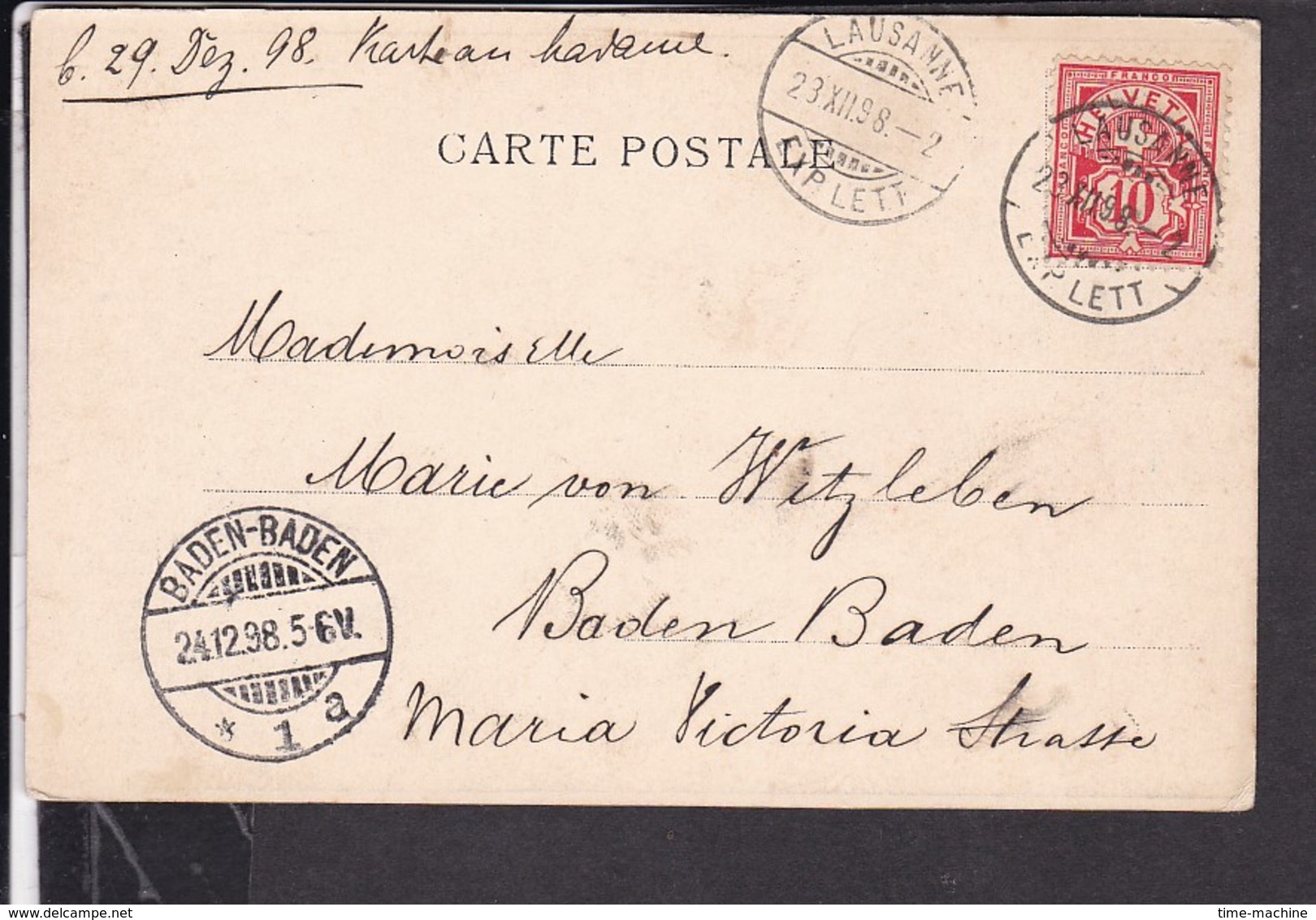 Künstlerpostkarte Henri Meunier Marguerite 1898 - Autres & Non Classés