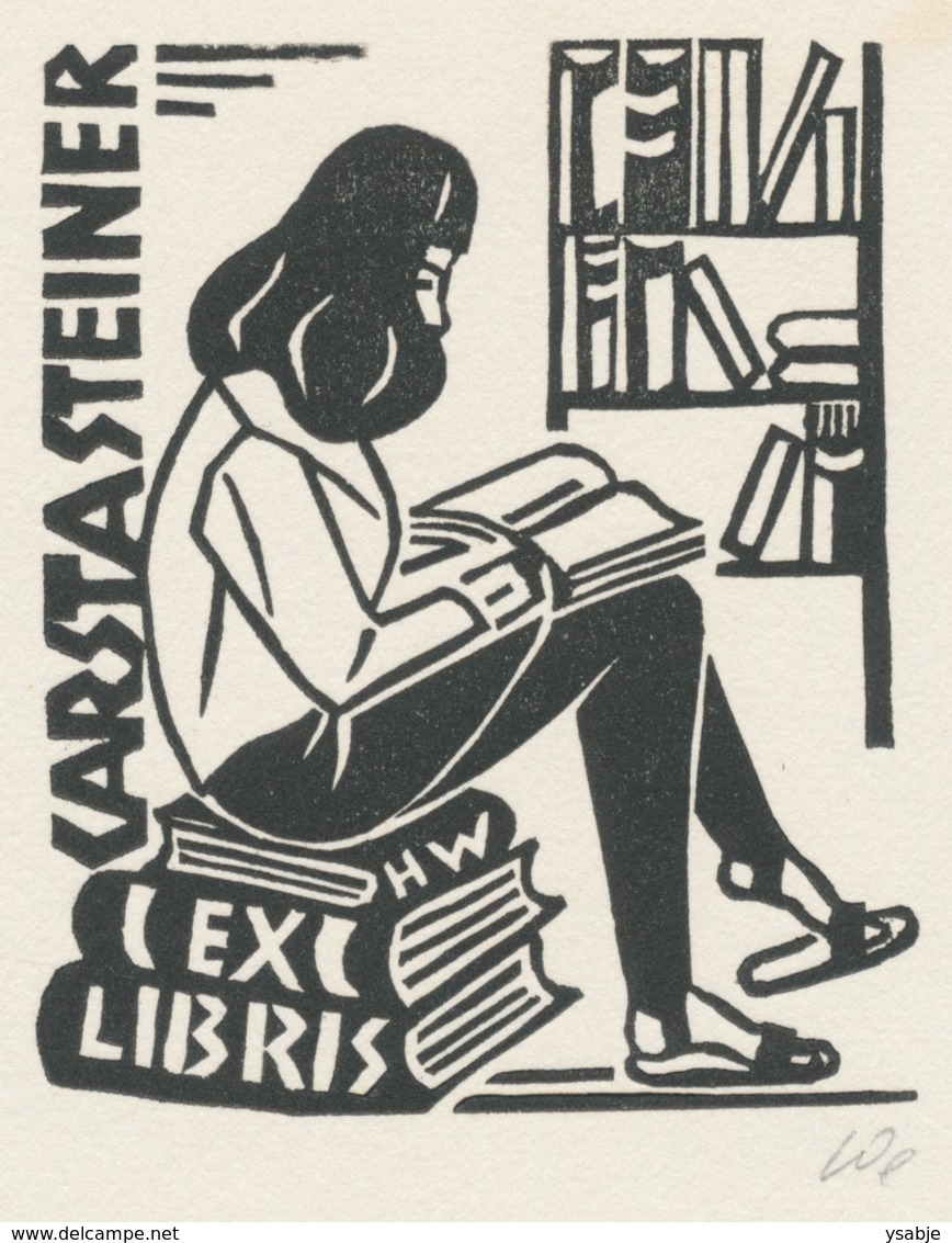 Ex Libris Carsta Steiner - Hans Wetzig - Exlibris