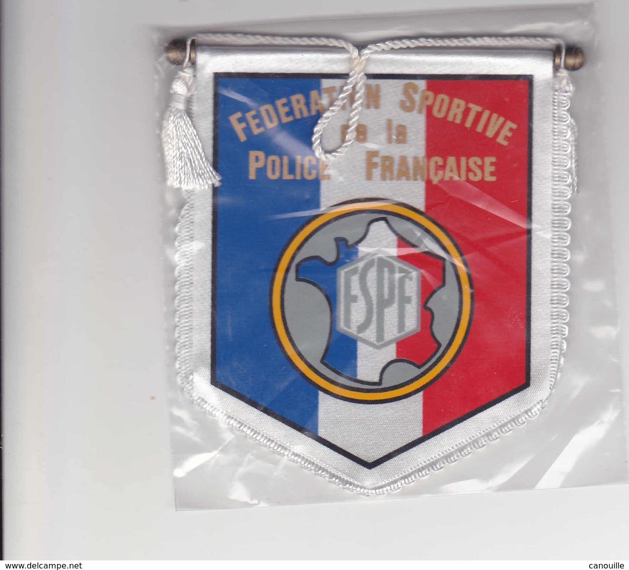 Fanion Fédération Sportive Police Française - Ecussons Tissu