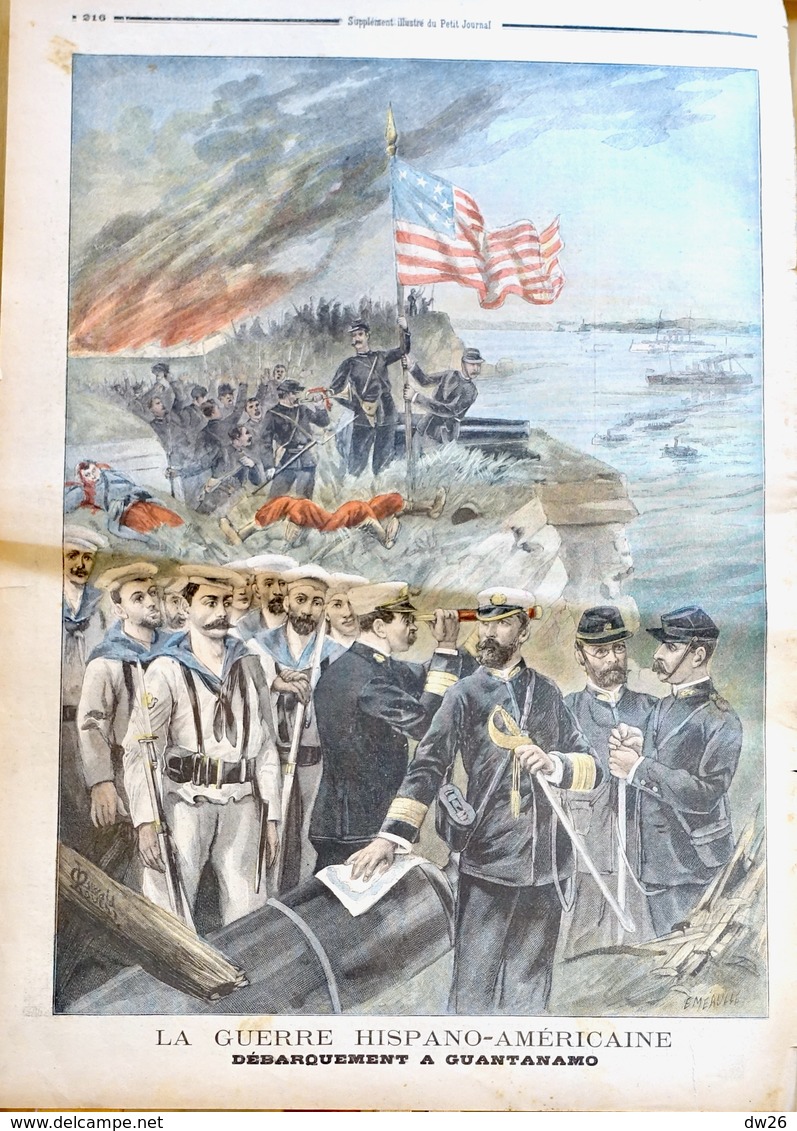 Le Petit Journal Supplément Illustré - Dimanche 3 Juillet 1898 N° 398 - Terrible Ruade, Débarquement à Guantanamo - 1850 - 1899