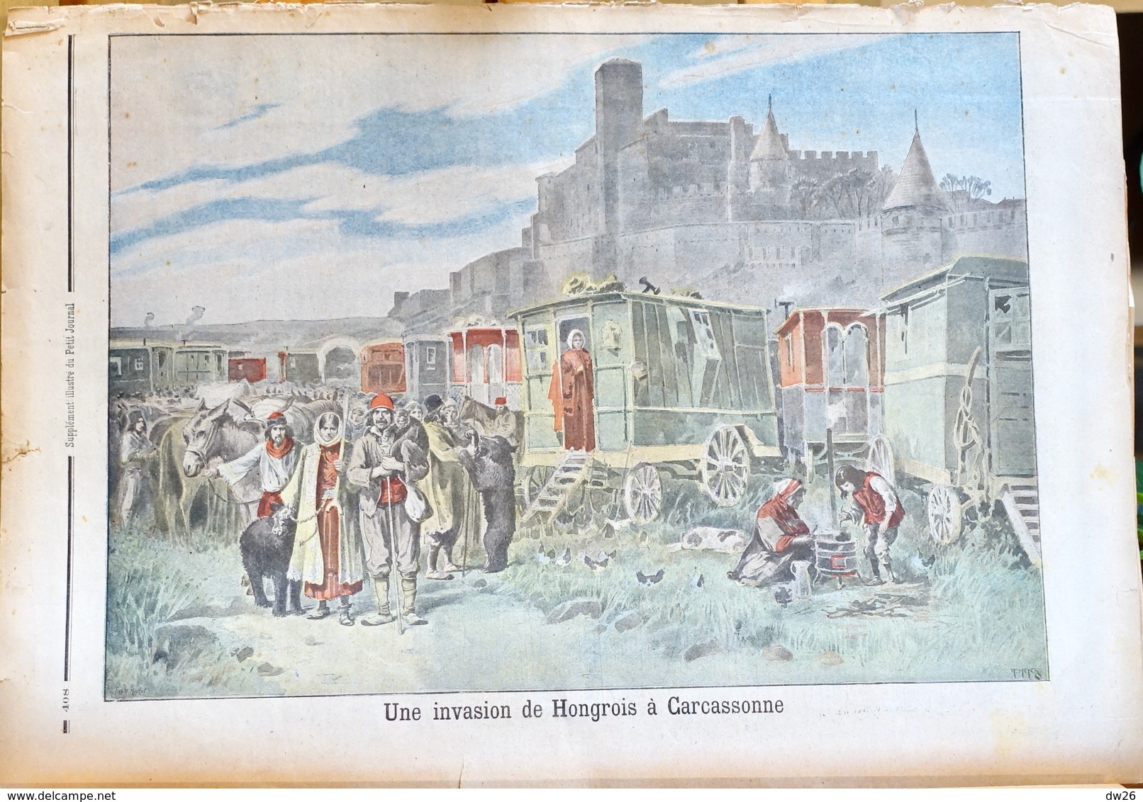 Le Petit Journal Supplément Illustré - Dimanche 18 Décembre 1898 N° 422 - Fin Tragique, Hongrois à Carcassonne - 1850 - 1899