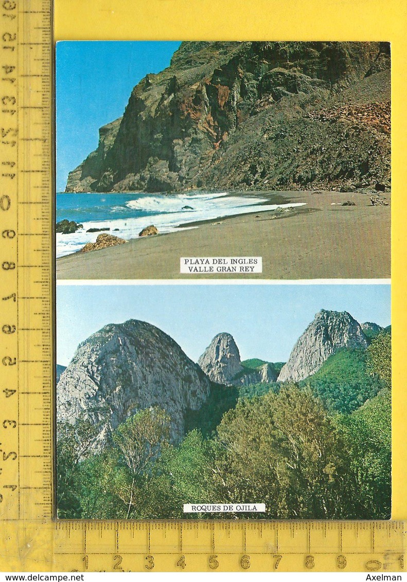 CPM  ESPAGNE, LA GOMERA : 2 Vues Des Rochers Et De La Plage - Gomera