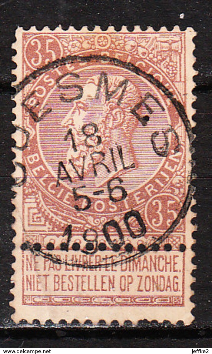 61  Fine Barbe - Bonne Valeur - Oblit. Centrale CUESMES - LOOK!!!! - 1893-1900 Fine Barbe