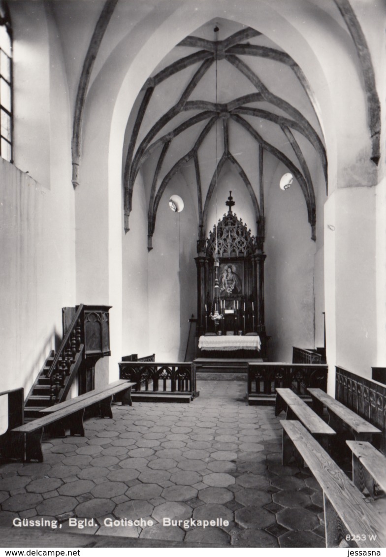 AK- Burgenland - Güssing - Gotische Burgkapelle - 1955 - Güssing