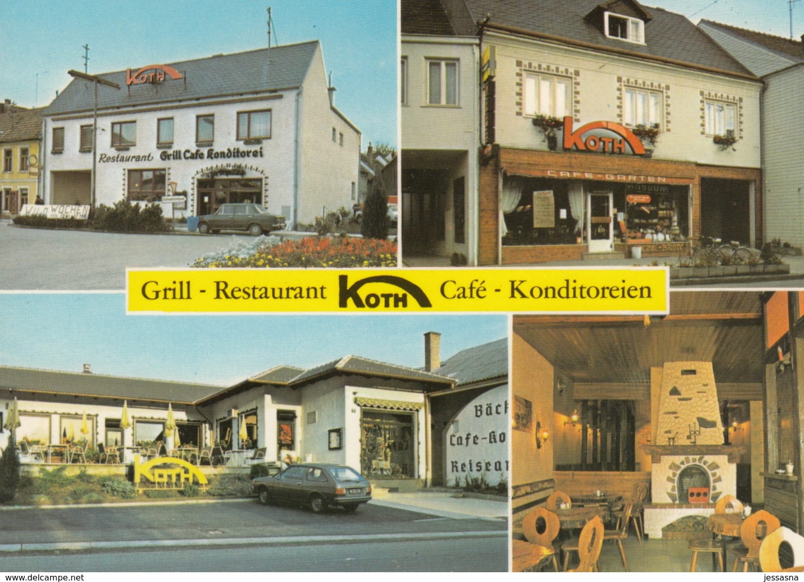AK- Burgenland - Oberpullendorf - Restaurant KOTH Cafe Konditorei - Pinkafeld