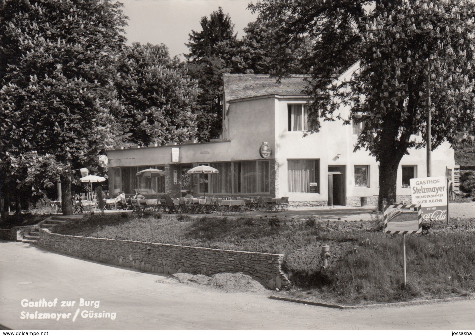 AK- Burgenland - Güssing - Gasthof Stelzmayer - 1955 - Güssing