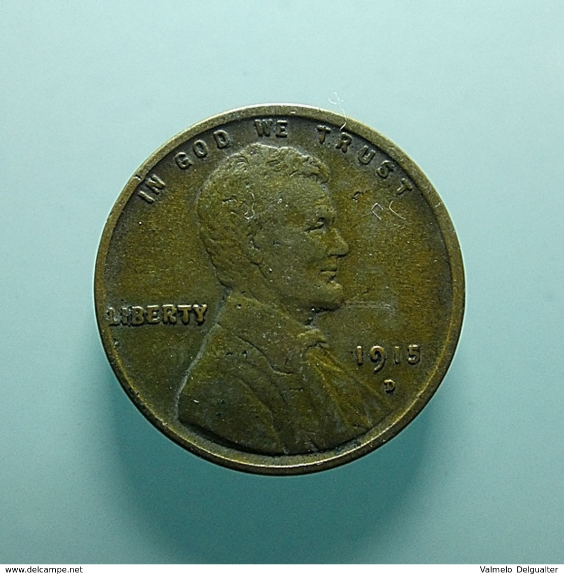 USA 1 Cent 1915 D - 1909-1958: Lincoln, Wheat Ears Reverse