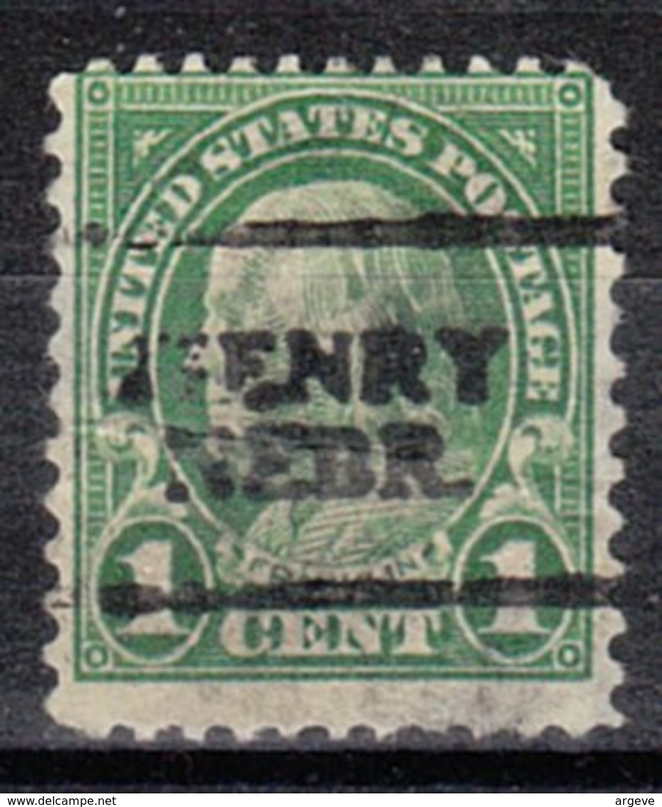 USA Precancel Vorausentwertung Preo, Locals Nebraska, Henry 632-701, Stamp Thin - Vorausentwertungen