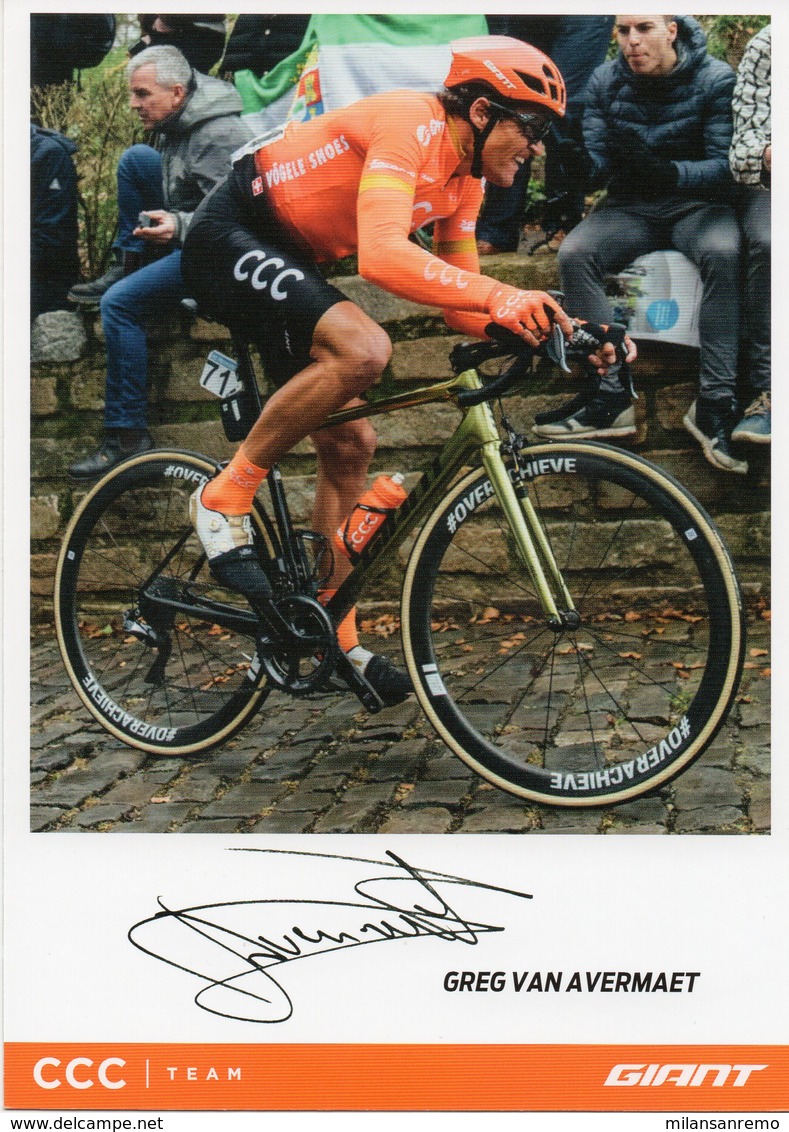 Cyclisme, Greg Van Avermaet, 2020 - Cyclisme