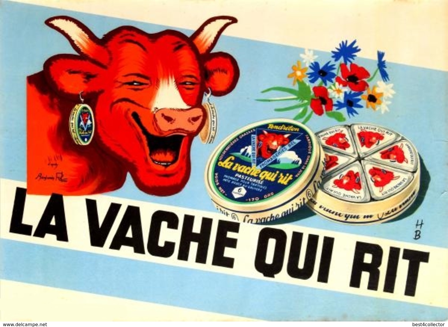 @@@ MAGNET - La Vache Qui Rit The Laughing Cow Cheese - Advertising