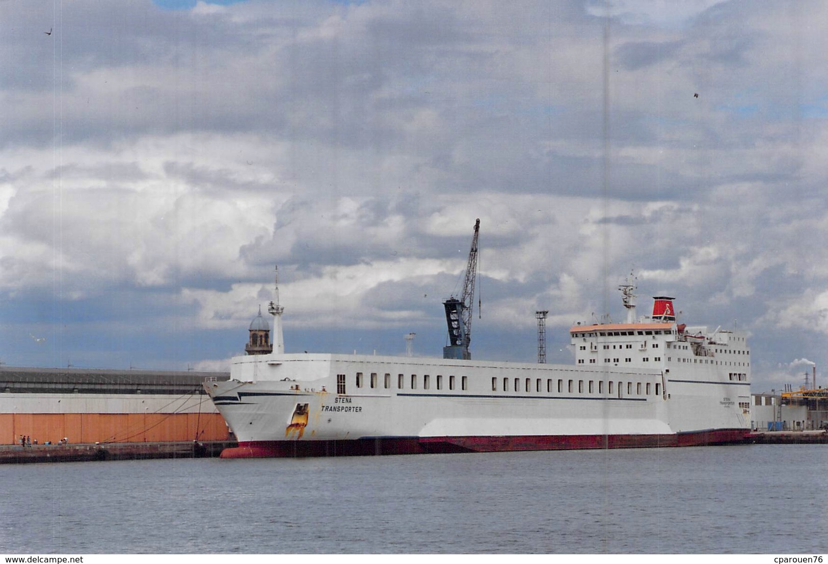 PHOTO BATEAU Sealink" Stena Transporter " Ferries Ex "Stena Transporter " Ex " Finnrose " 1978 Corée - Barche
