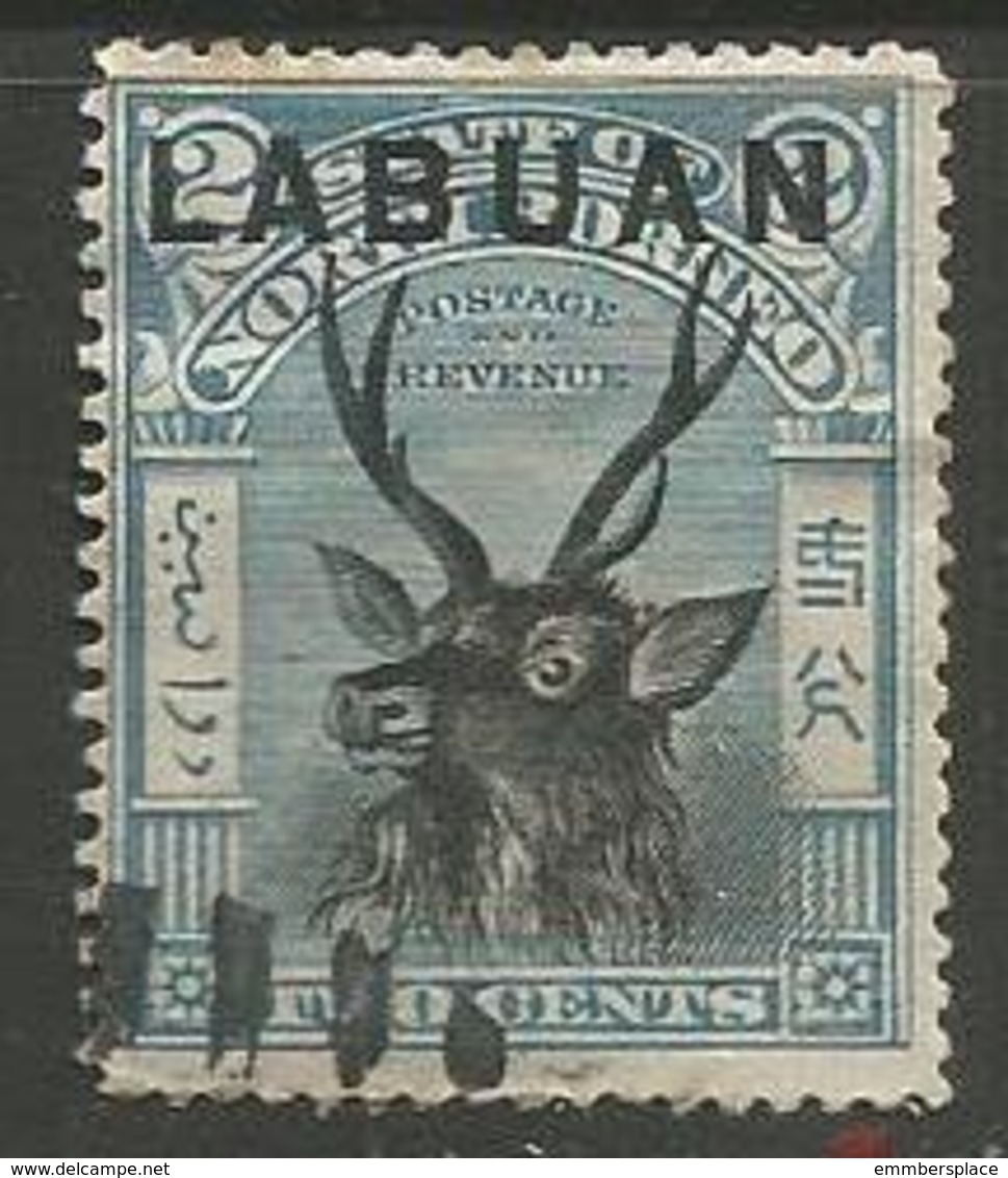 Labuan - 1900 North Borneo Overprint  2c Used - North Borneo (...-1963)