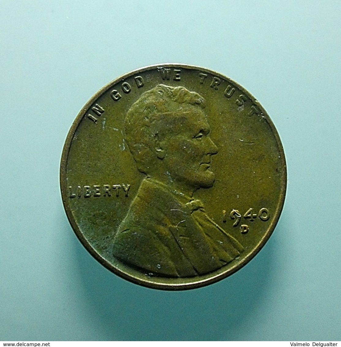 USA 1 Cent 1940 D - 1909-1958: Lincoln, Wheat Ears Reverse