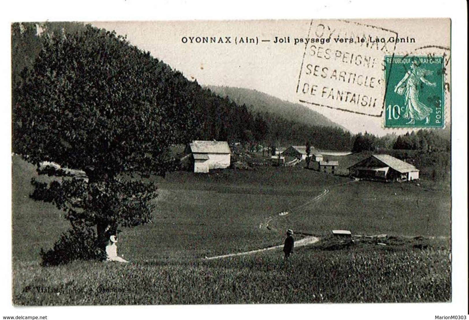 01 - OYONNAX - Paysage Vers Le Lac Génin  - 165 - Oyonnax