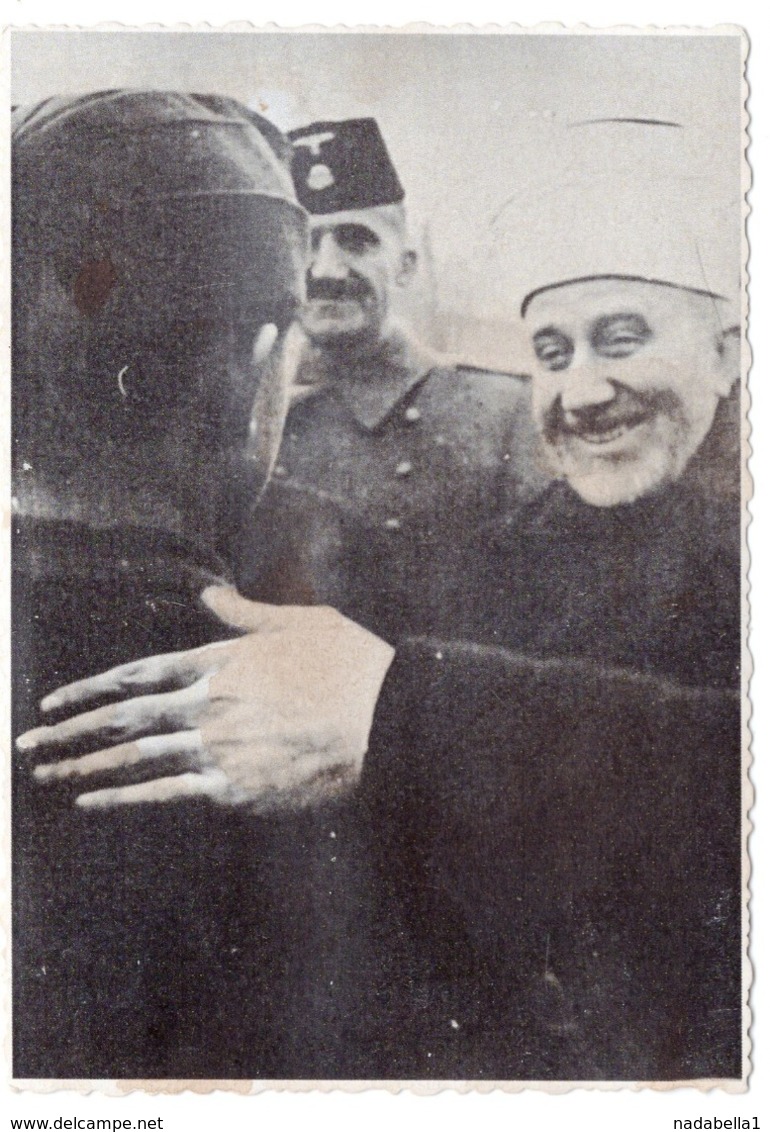 WWII, GERMAN TROOPS IN BOSNIA, MEETING A PRIEST, PHOTOGRAPH - Unclassified