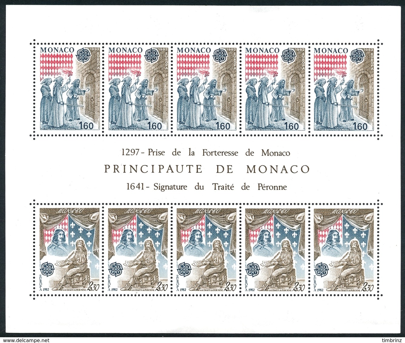 EUROPA Année complète+ 1982 ** MNH TB  Cote= 195,70 EUR - 71 val. + 6 blocs ; Faits Historiques: 35 pays  ..Réf.DIV20155