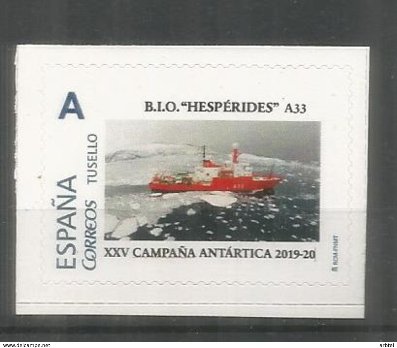 SPAIN  TO ORDER STAMP XXV CAMAPAÑA ANTARTIDA BIO HESPERIDES ANTARCTIC EXPEDITION - Spedizioni Antartiche