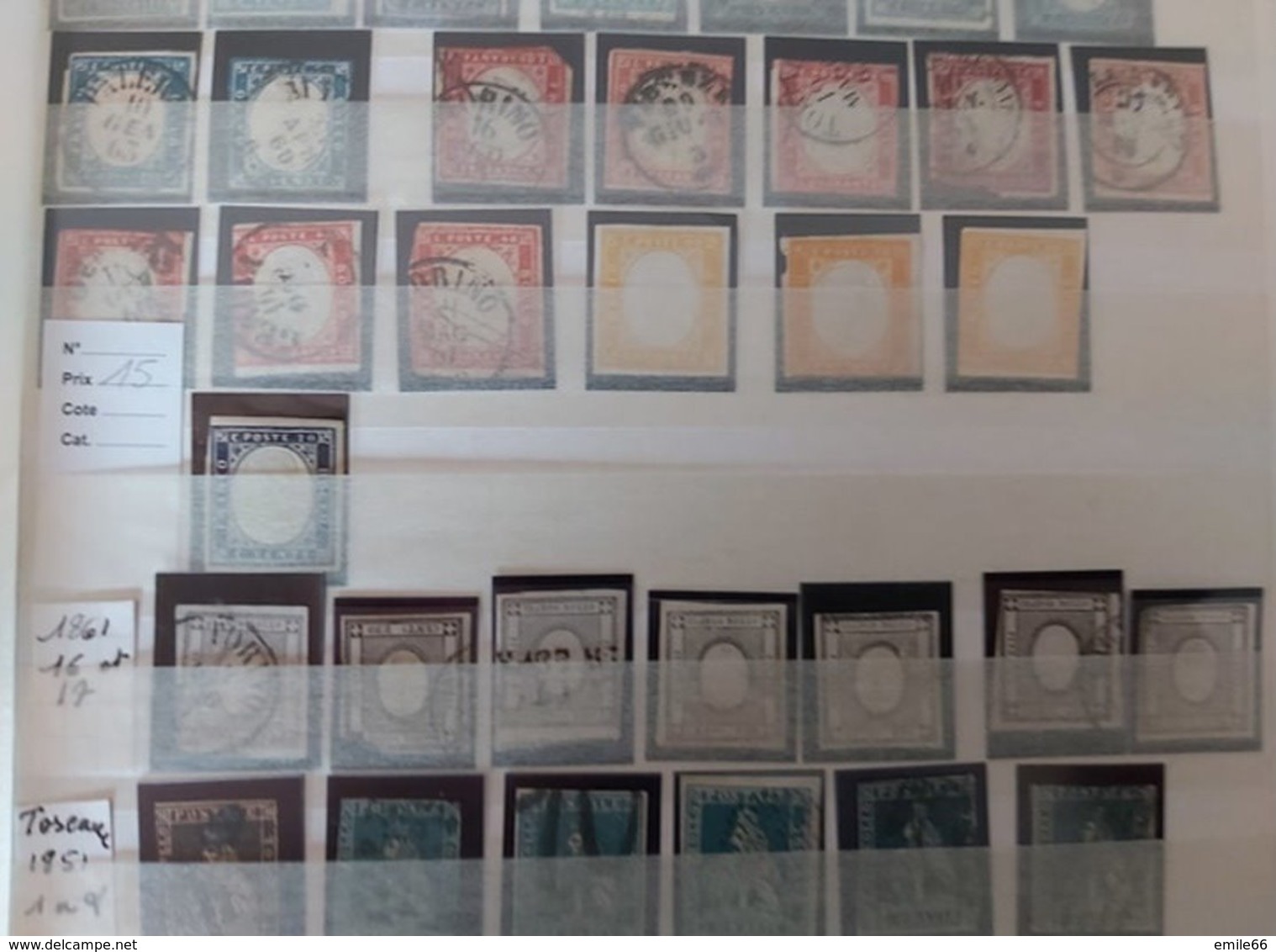 album timbres italies (1858 - 1980)