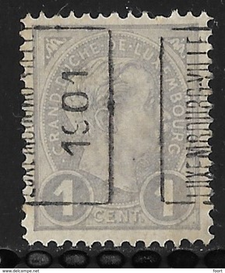 Luxembourg 1901  Prifix Nr. 2A - Preobliterati
