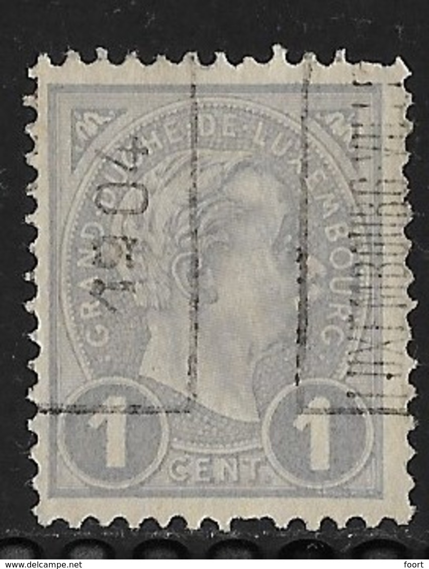 Luxembourg 1904  Prifix Nr. 17A - Vorausentwertungen