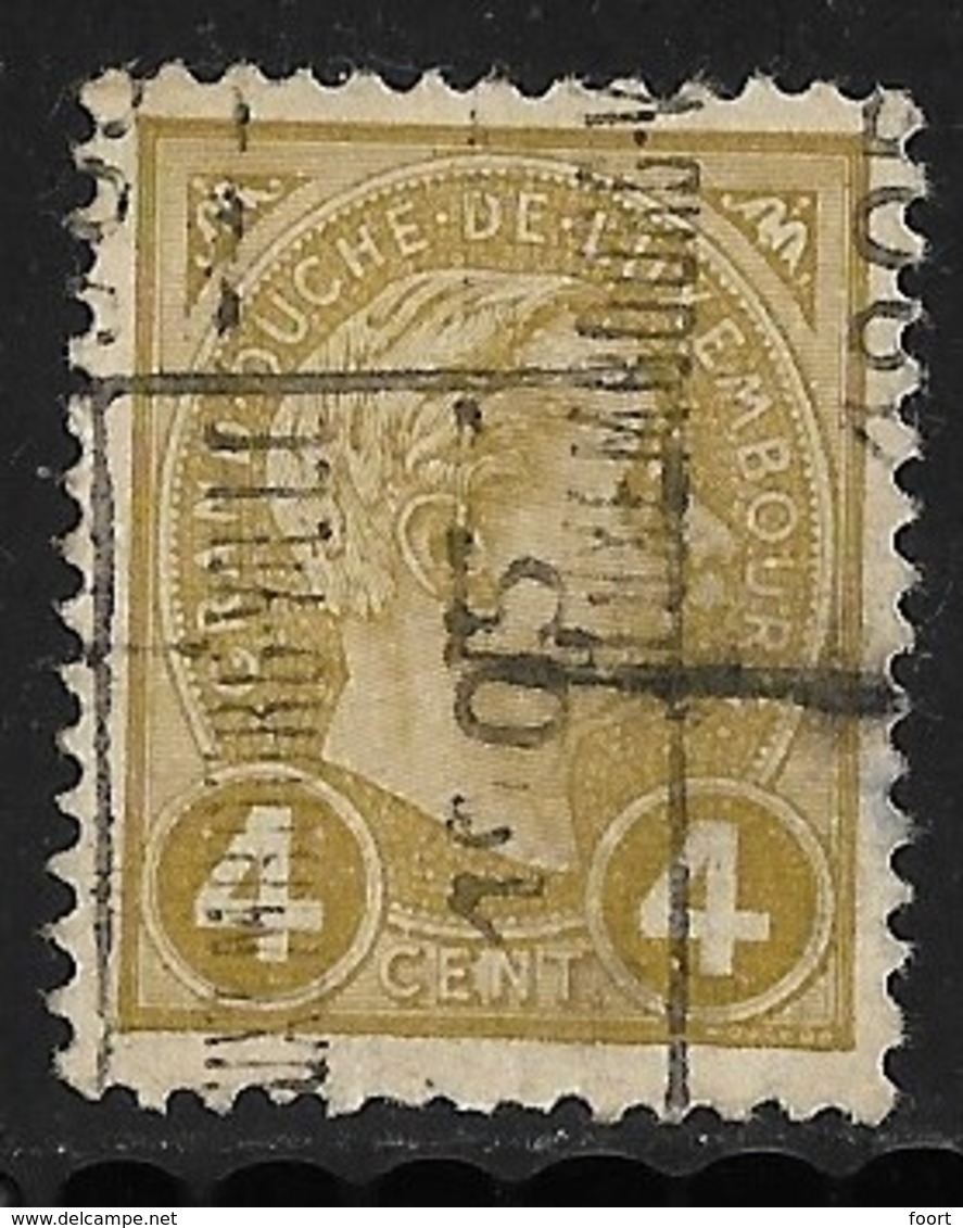 Luxembourg 1905  Prifix Nr. 24A - Vorausentwertungen