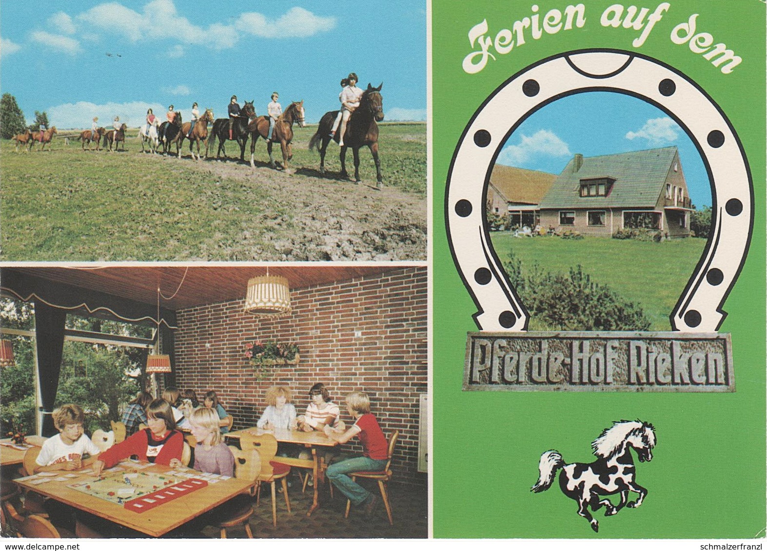 AK Werdum Nordsee Pferdehof Pferde Hof Rieken A Esens Wittmund Neuharlingersiel Carolinensiel Harlingerland Ostfriesland - Esens