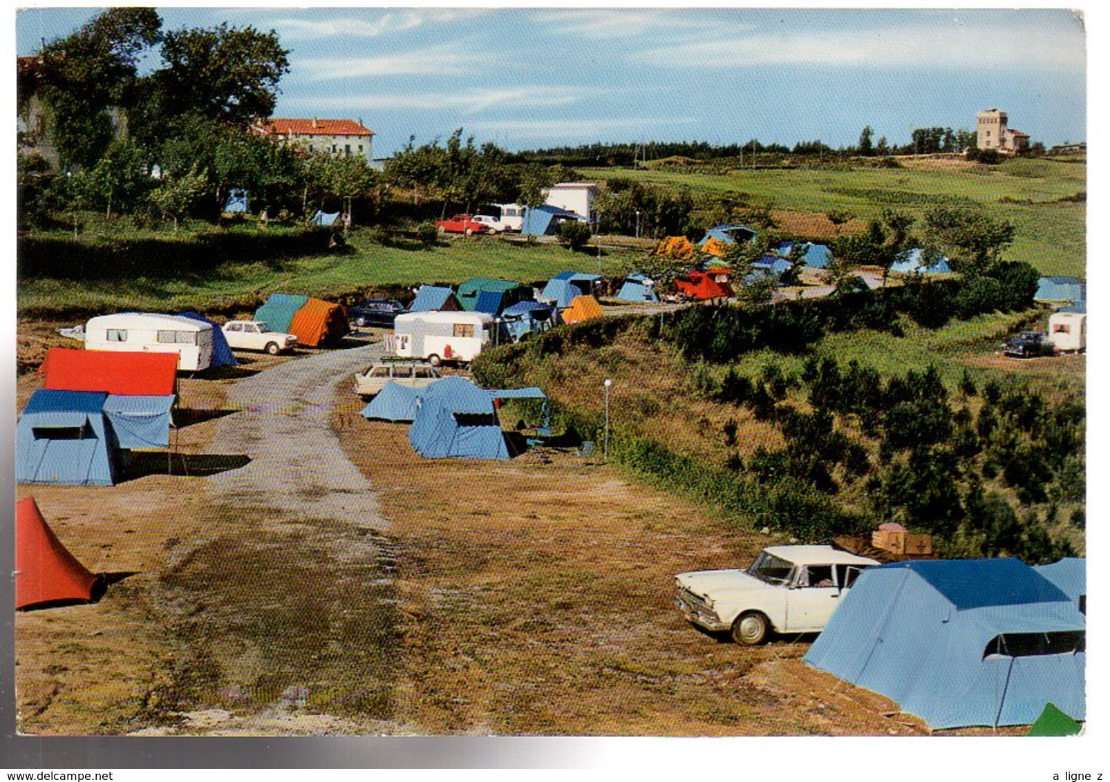 REF 456 : CPSM Espagne Spain Espana San Sebastian Camping De Igueldo - Altri & Non Classificati