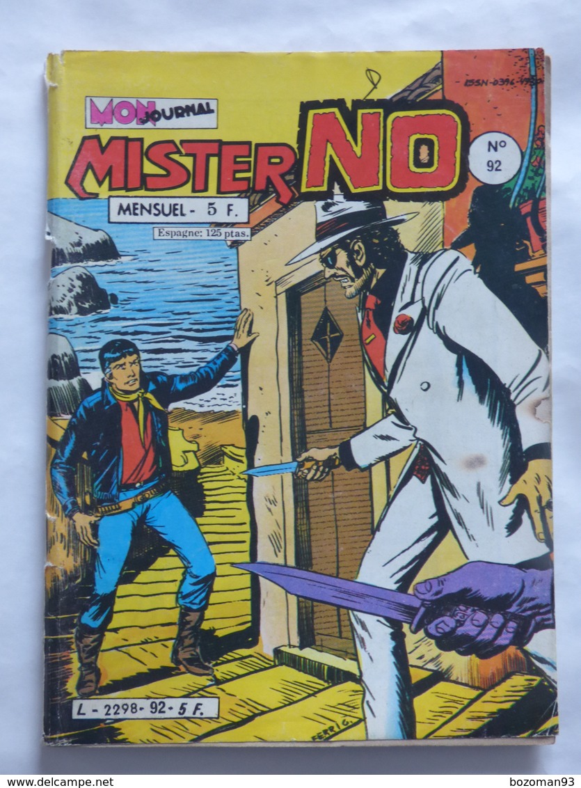 MISTER NO  N° 92   TBE - Mister No