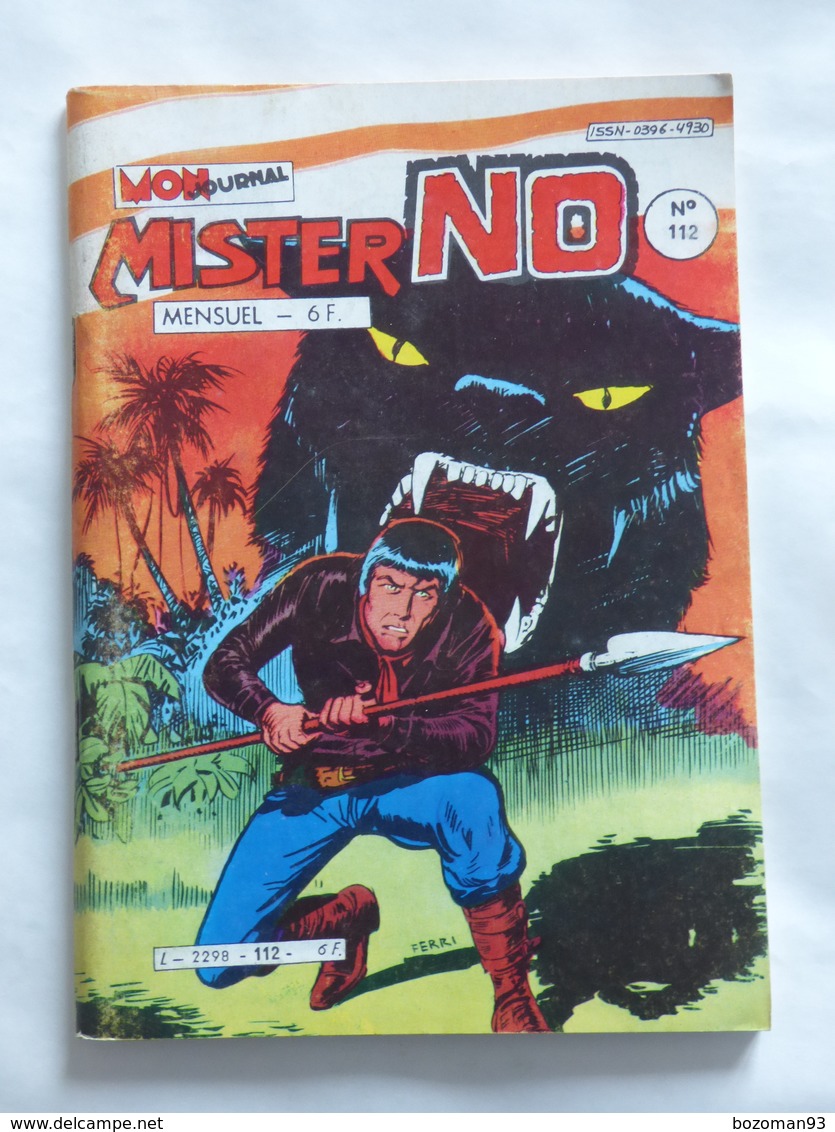 MISTER NO  N° 112  TBE - Mister No