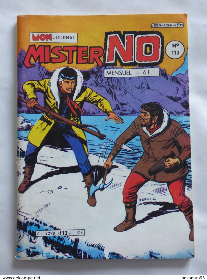 MISTER NO  N° 113  TBE - Mister No