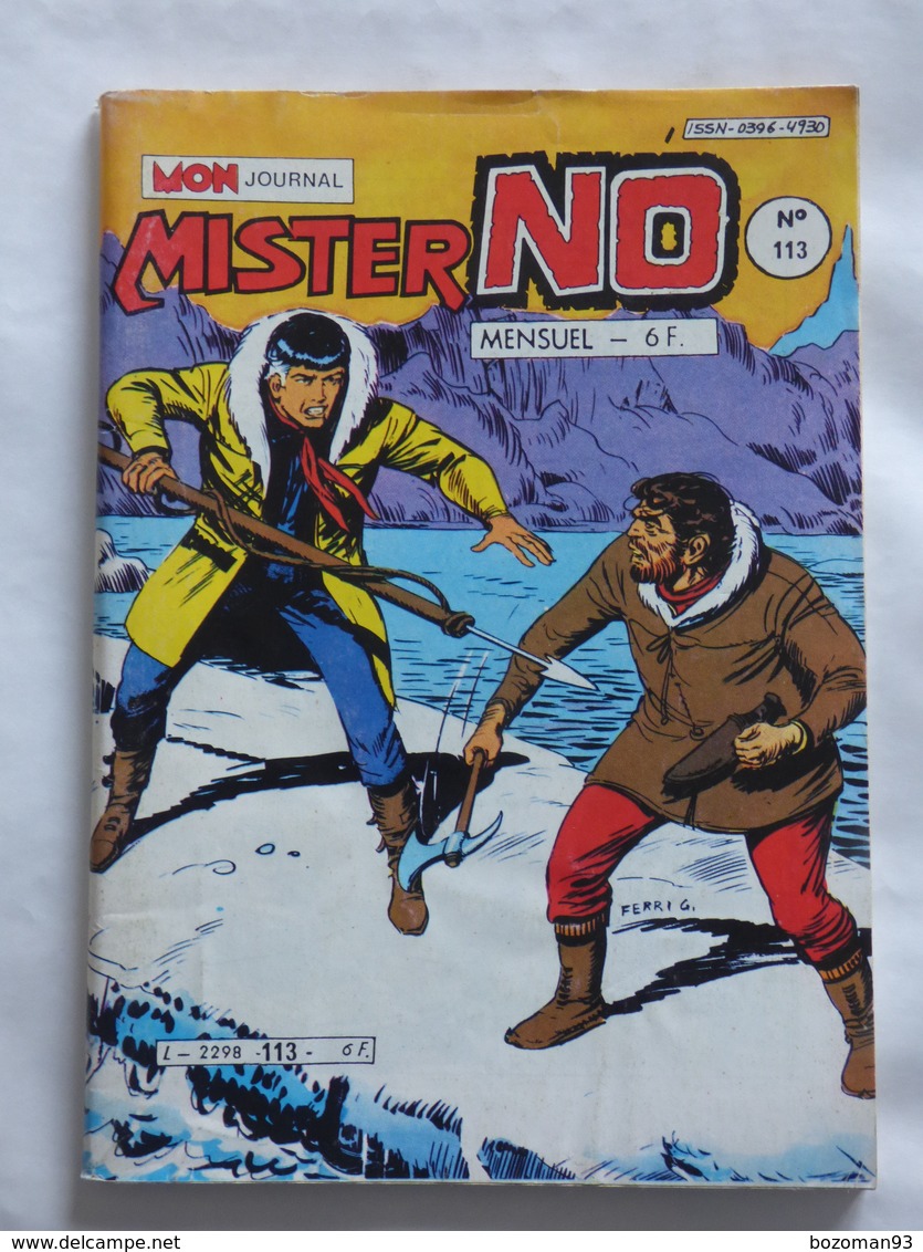 MISTER NO  N° 113  TBE - Mister No