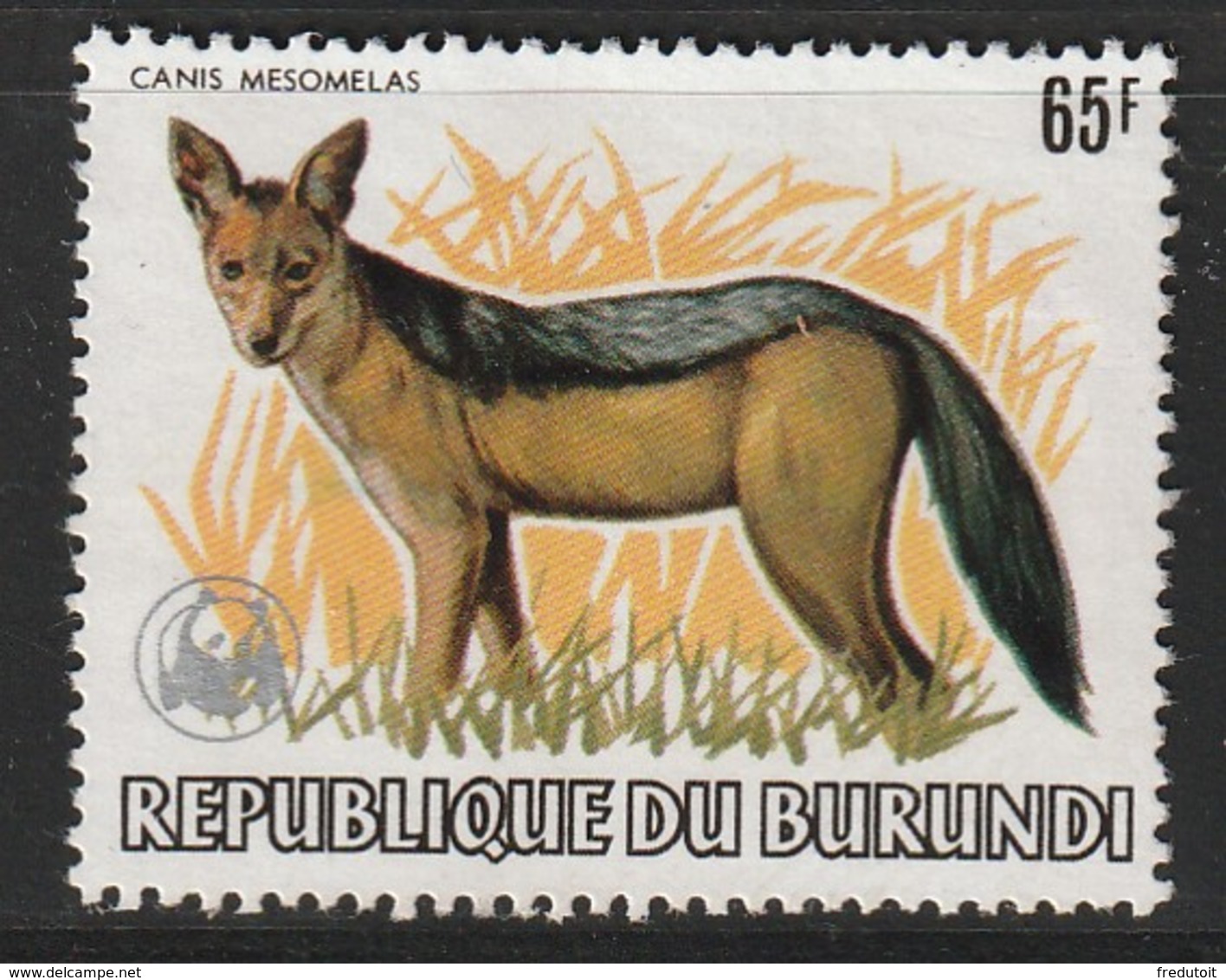 BURUNDI - N°873 Obl (1983)  Animaux Sauvages  WWF - - Used Stamps