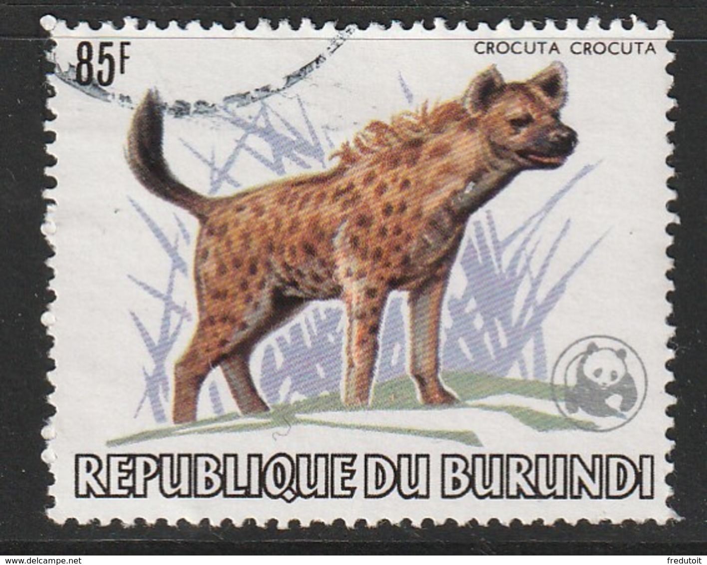 BURUNDI - N°876 Obl (1983)  Animaux Sauvages  WWF - - Gebruikt