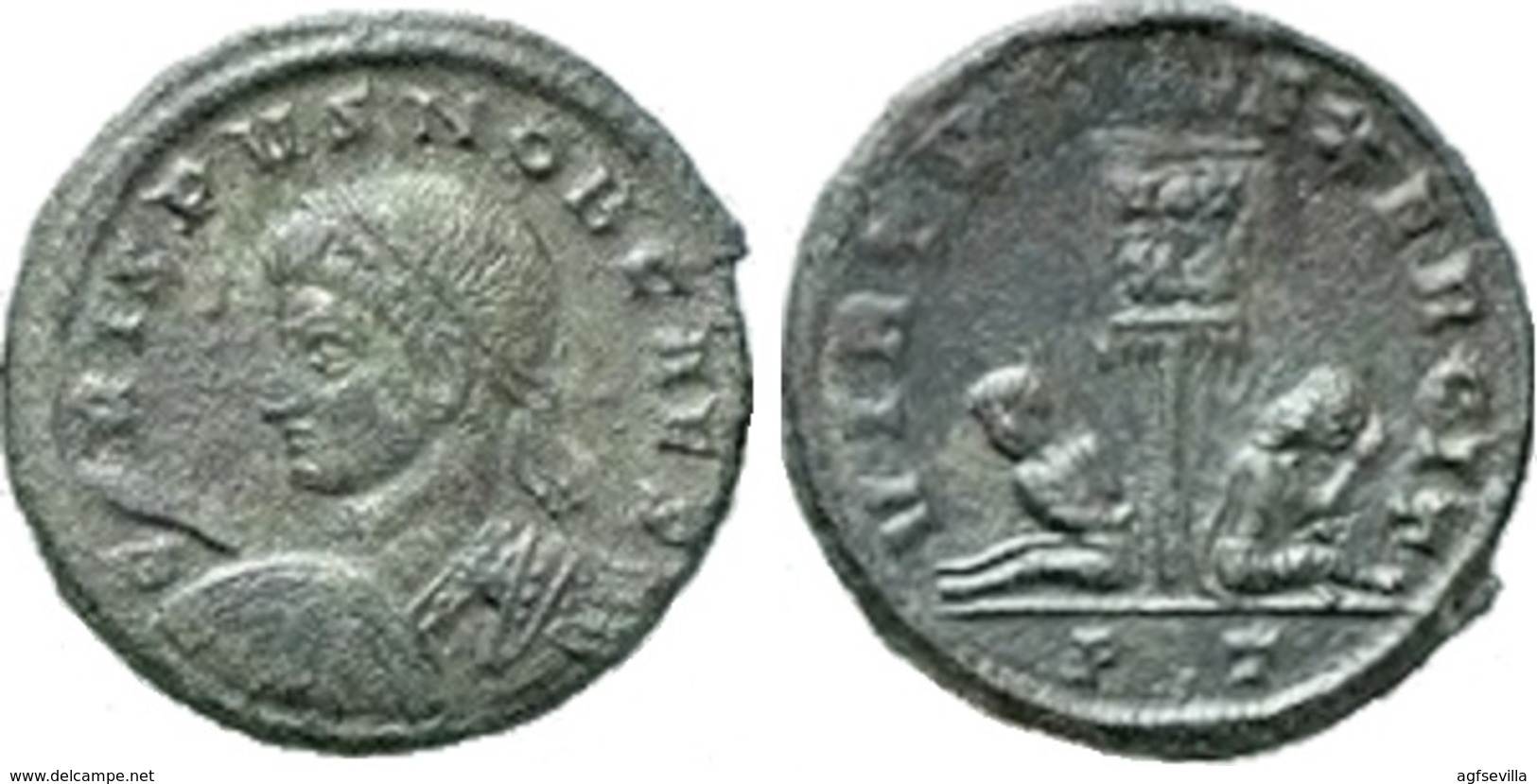 IMPERIO ROMANO. CRISPO. FOLLIS 19 Mm. VIRTVS EXERCIT. ROMAN IMPERIAL COIN - El Imperio Christiano (307 / 363)