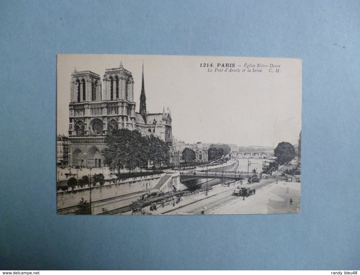 PARIS  -  75  - Eglise  Notre Dame  -  Le Pont D'Arcole Et La Seine - Notre Dame Von Paris