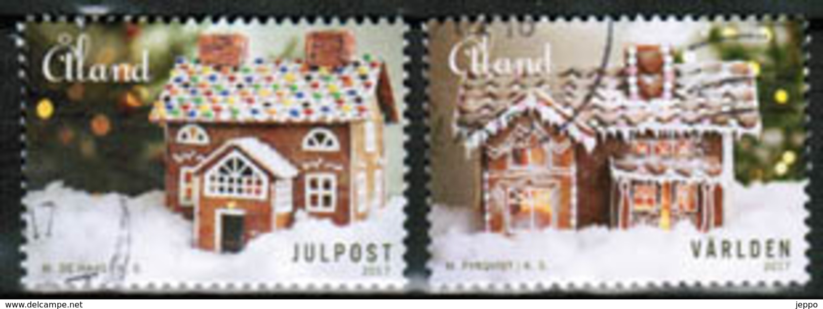 2017 Aland Islands, Christmas Set Used. - Aland