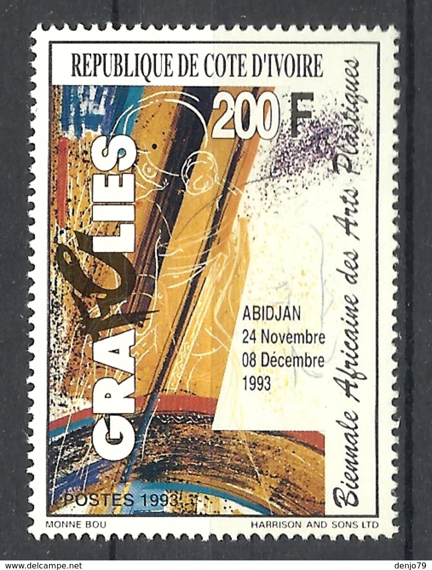 IVORY COAST  COTE D'IVOIRE 1993 BIENNALE,PLASTIC ARTS MNH - Ivory Coast (1960-...)