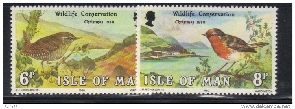 ISOLA DI MAN 1980 , Unificato Serie N. 175/176  ***  MNH - Isola Di Man