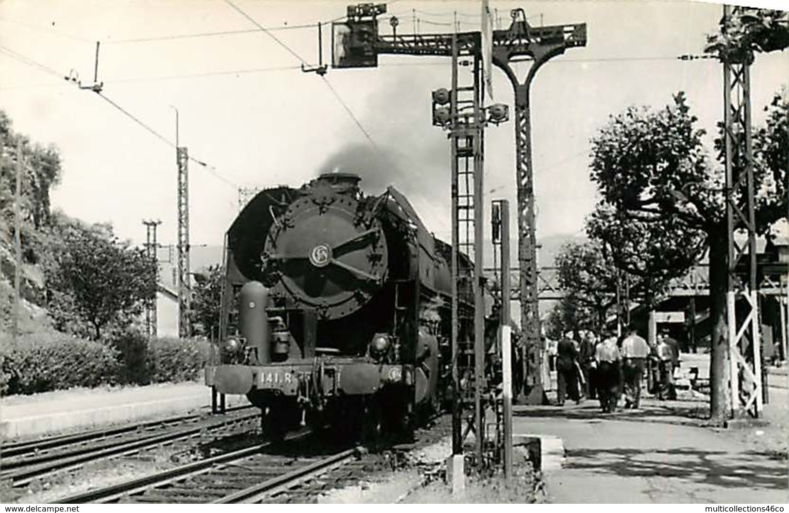 190120 - PHOTO BREHERET ? - Cliché FONTAINE François - TRANSPORT TRAIN CHEMIN DE FER Circa 1950 - 01 CULOZ Gare SNCF - Non Classés