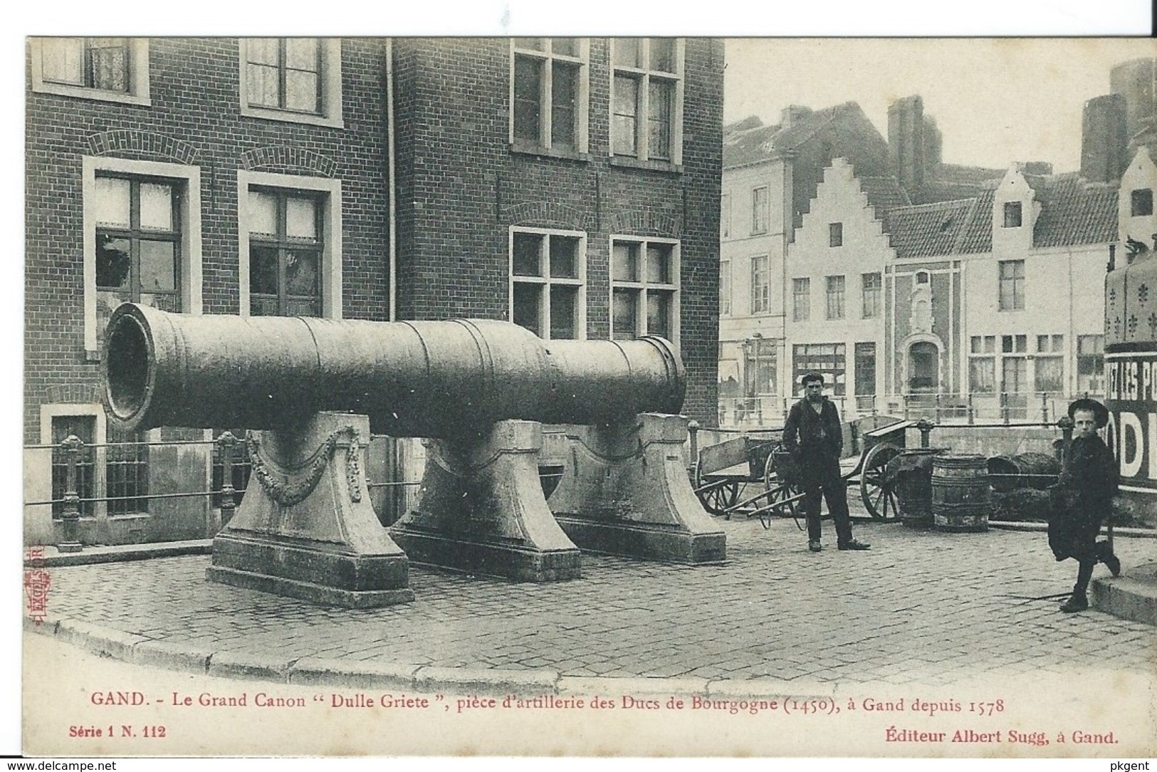 Sugg s1 112 Le grand Canon "Dulle Griet"....   5 kaarten 5 drukverschillen 9 scans