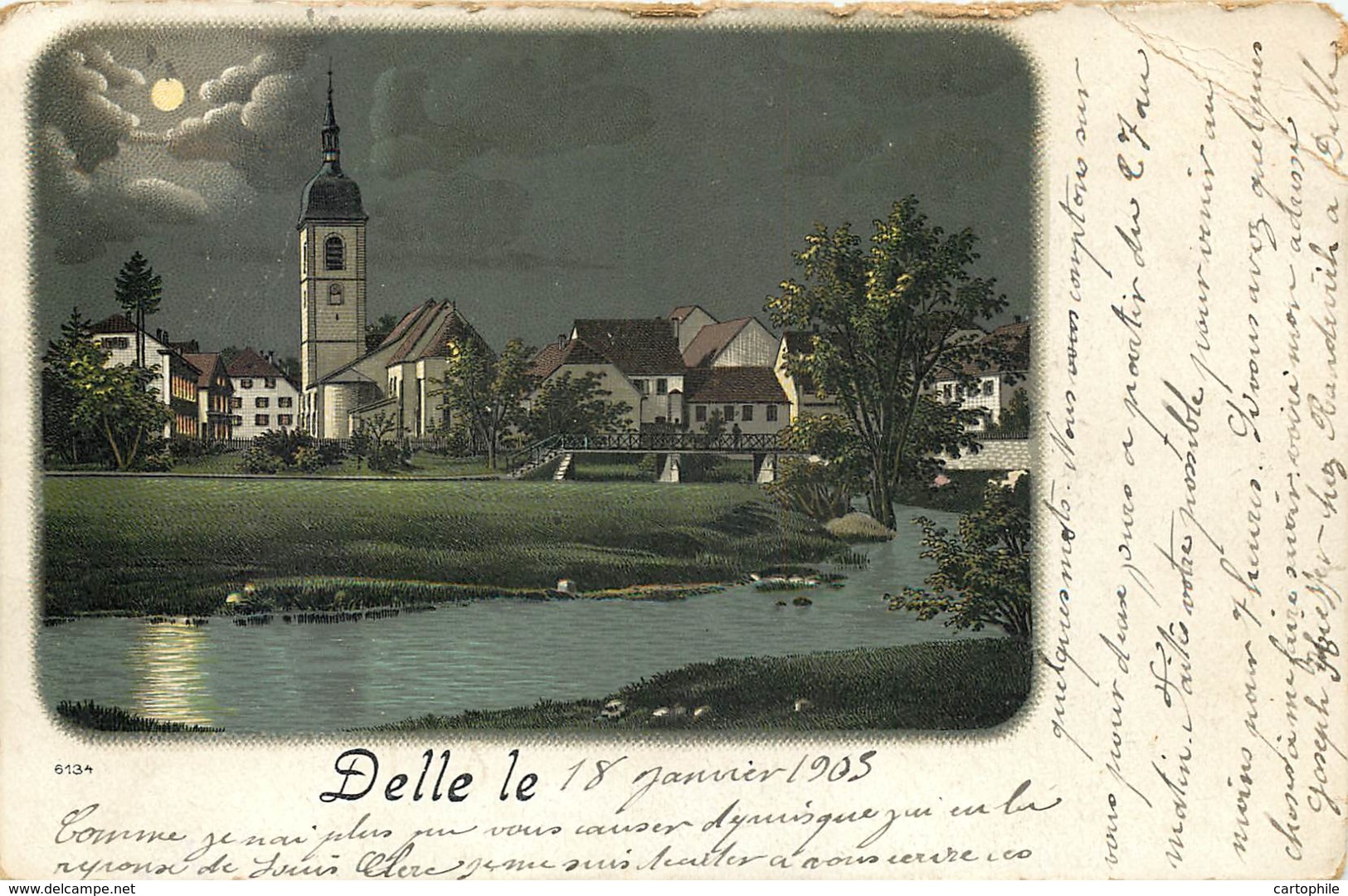 90 - DELLE - Litho 1905 - Delle