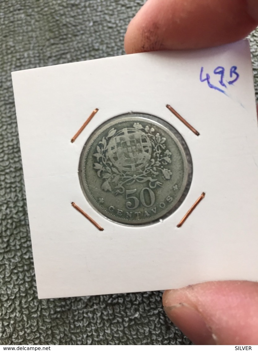 Portugal $50 CENTAVOS 1935 DIFICILE - Portugal