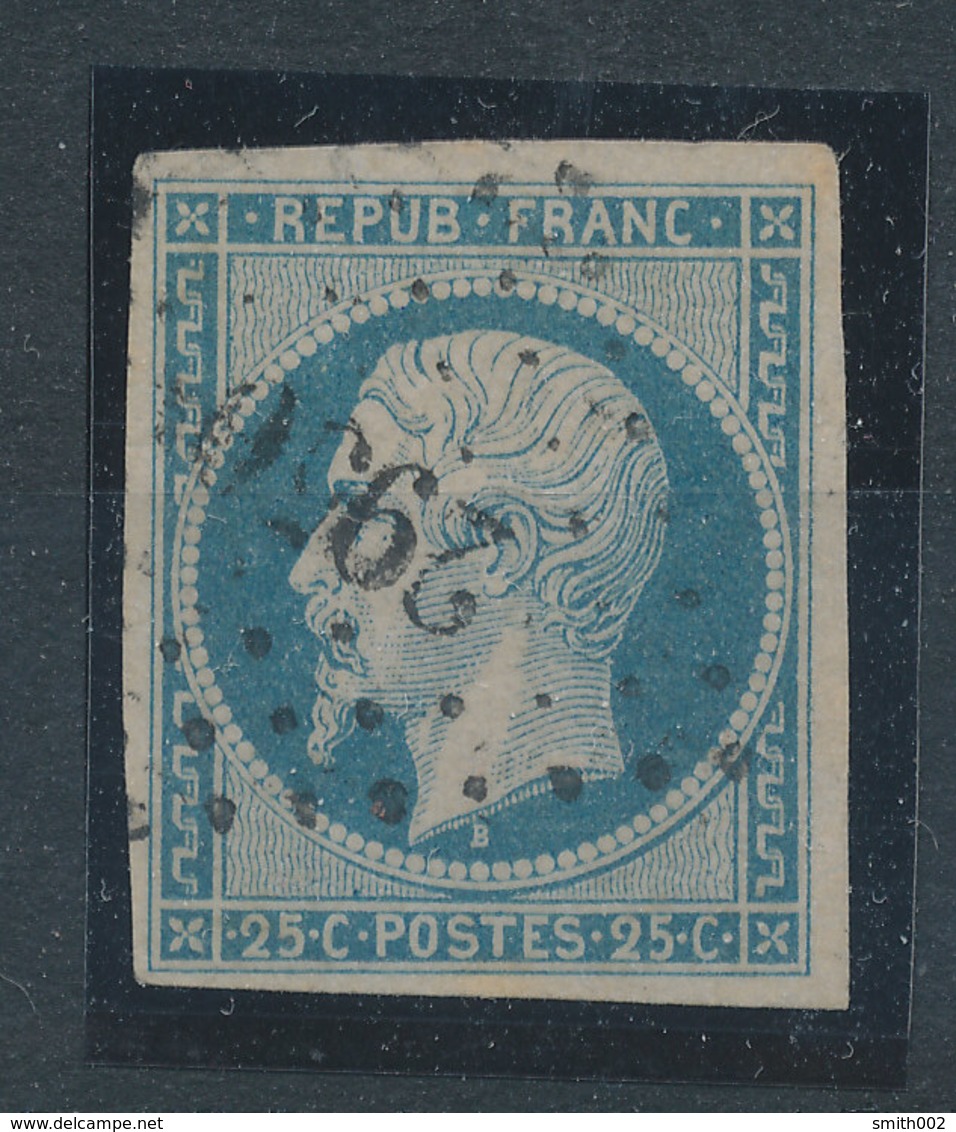 FRANCE - 1852, Louis - Napoleon, Yt 10, 25c, Oblitére - 1852 Louis-Napoleon