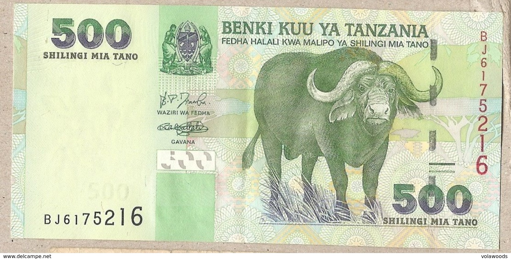 Tanzania - Banconota Non Circolata Da 500 Scellini P-35a - 2003#18 - Tanzania