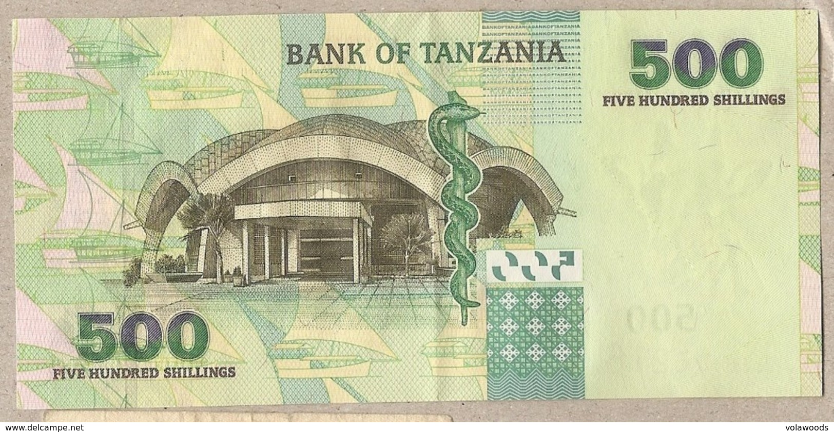 Tanzania - Banconota Non Circolata Da 500 Scellini P-35a - 2003#18 - Tanzania