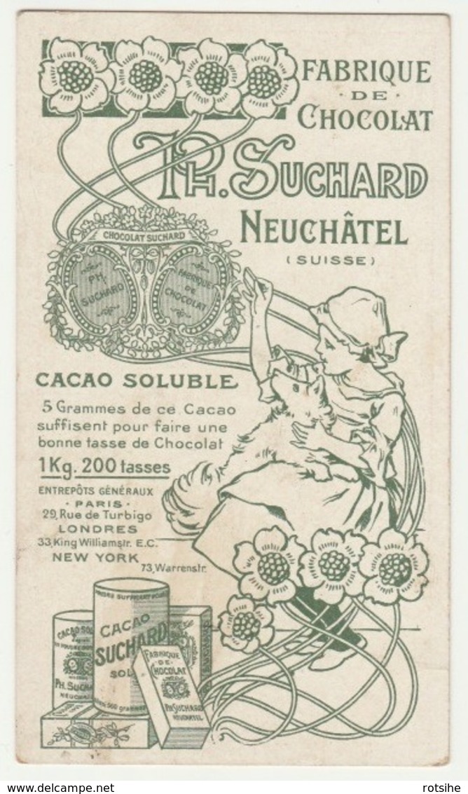 CHROMO Chocolat SUCHARD  Paul Kruger  Afrique Du Sud  Zuid Afrika  Serie 112 - Suchard