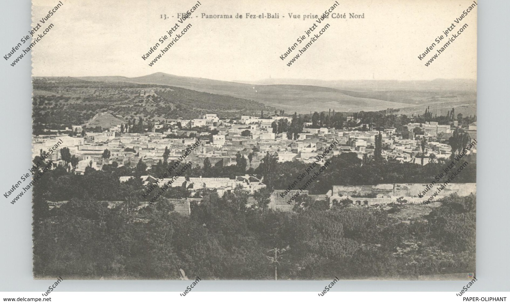 MAROC - FES / FEZ, Panorama - Fez