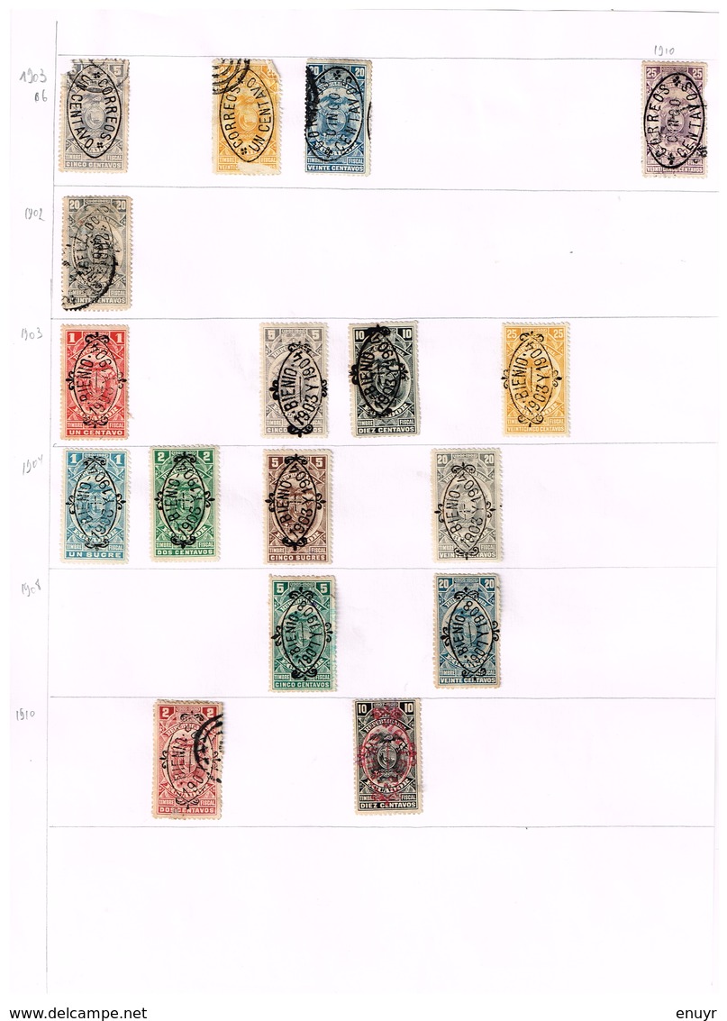 Anciens Timbres Amérique Du Sud - Colecciones (sin álbumes)