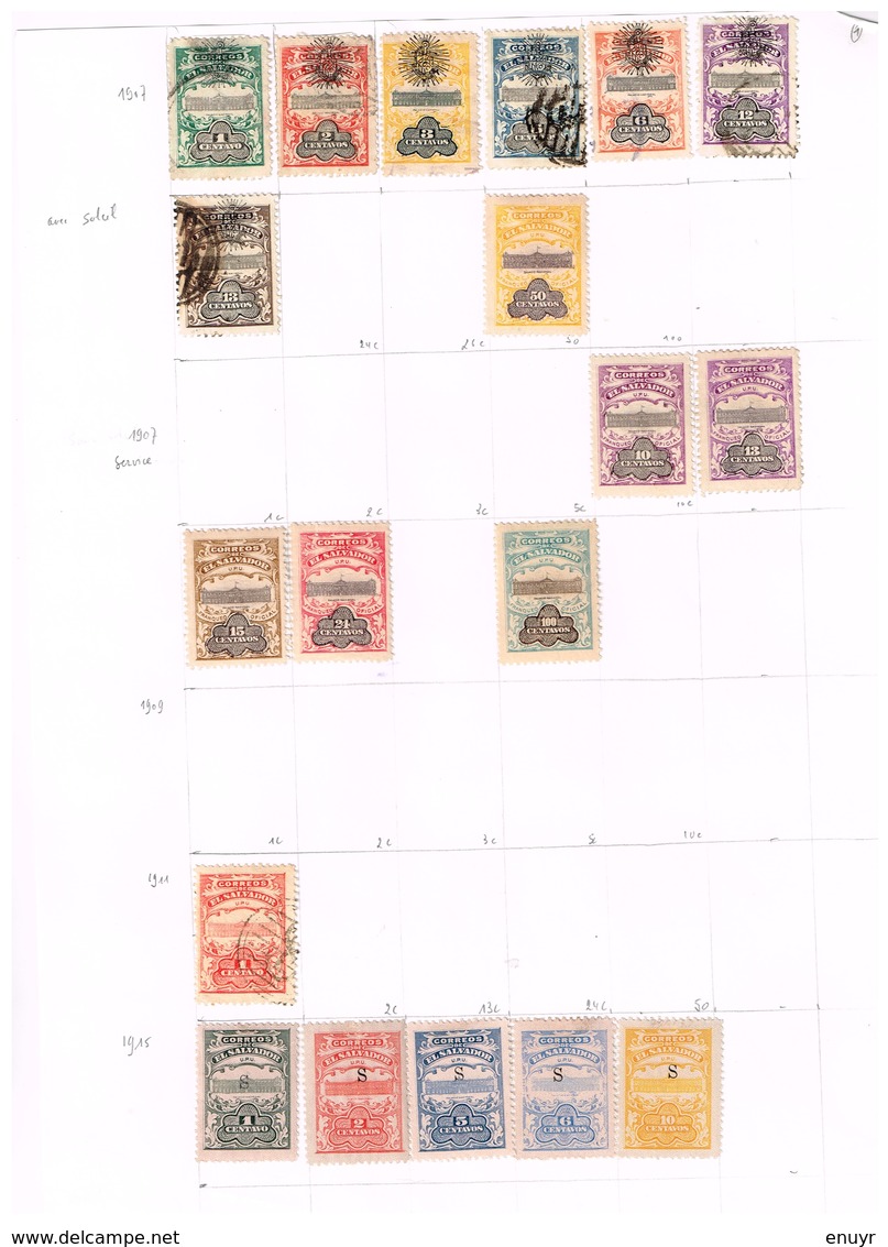 Anciens Timbres Amérique Du Sud - Collections (without Album)