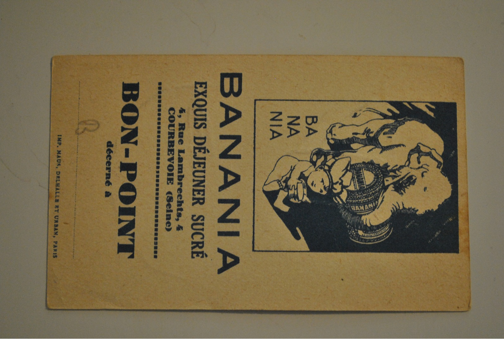 Chromo Bon Point Banania Exquis Dejeuner Sucré La Culture Physique En 30 Exercices Exercice 5 - Andere & Zonder Classificatie